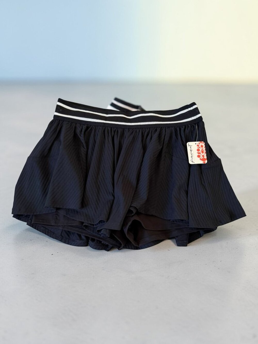FREE PEOPLE Movement Black Active Sport Skort Size Medium NEW NWT